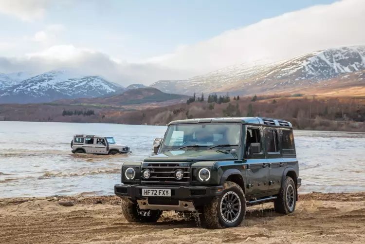 Image of a INEOS car