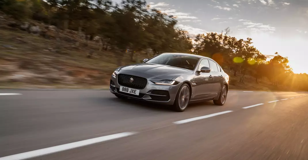 Image of a Jaguar XE car