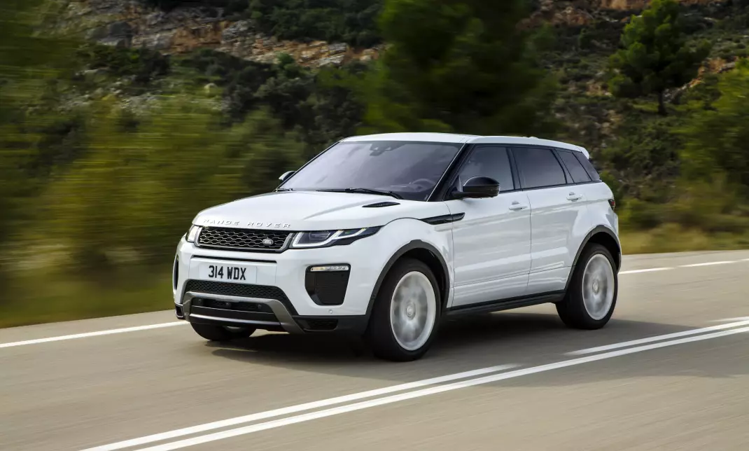 Image of a Land Rover Range Rover Evoque car