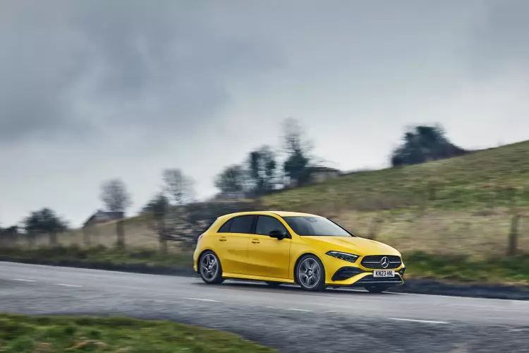 Image of a Mercedes A Class family car