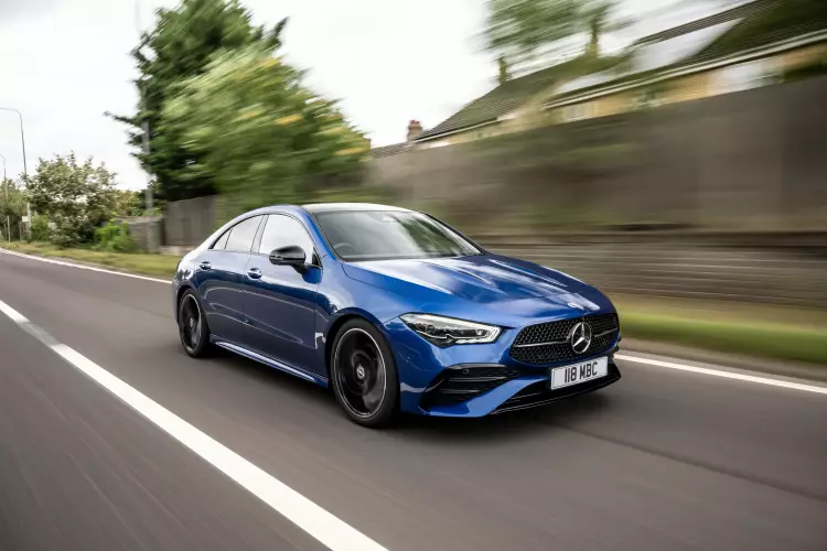 Image of a Mercedes CLA executive car