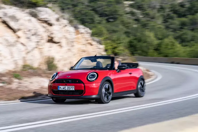 Image of a MINI Convertible sports car