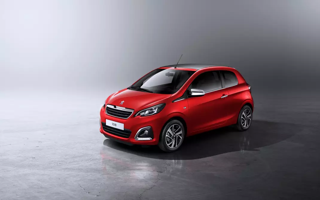 Image of a Peugeot 108 city car