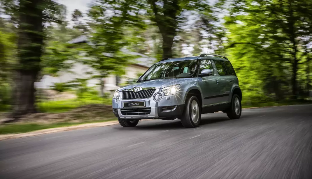 Image of a Skoda Yeti car