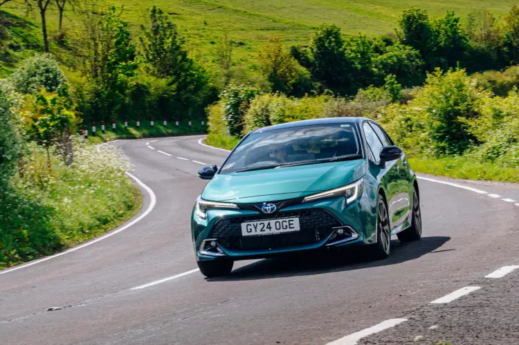 Image of a Toyota Corolla family car