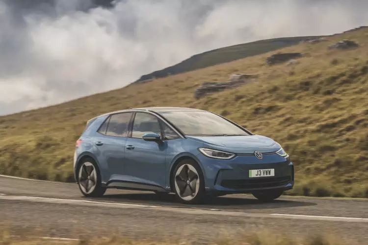 Image of a Volkswagen ID.3 family car
