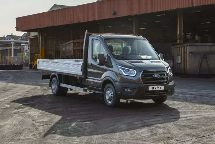 Image of a dropside van