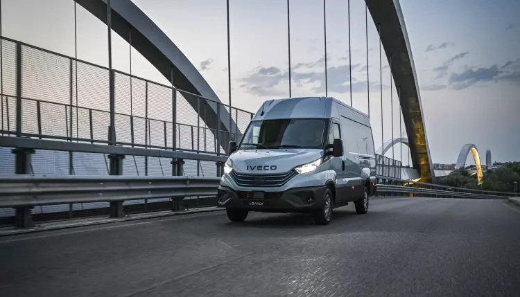 Image of a Iveco van