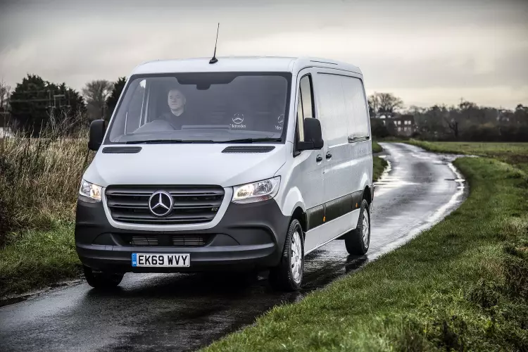 Image of a Mercedes Sprinter van