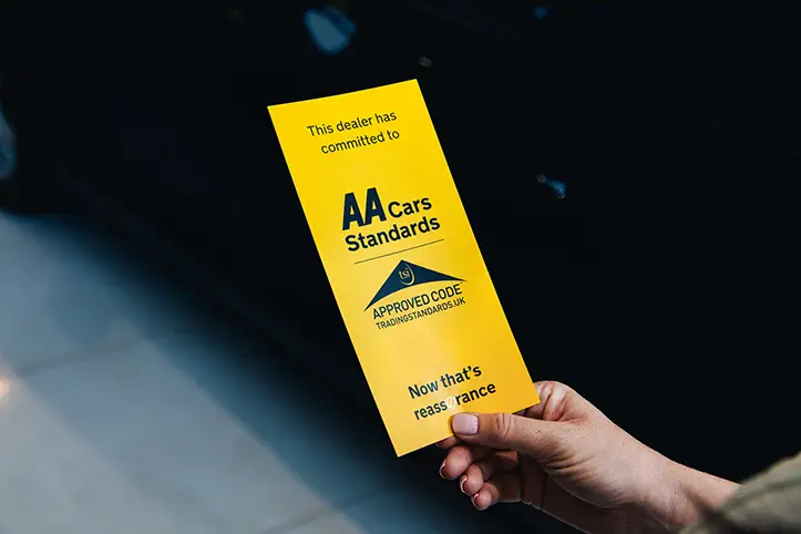 AA Cars Standards leaflet