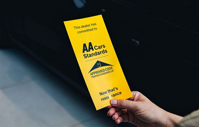 AA Cars Standards leaflet